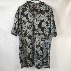 Harley Davidson Mens Button Shirt XL  Honolulu USA Hawaiian Motorcycle Camp